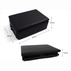 Foldable Pilates Box Indoor Pilates Core Bed Leather Square Box Accessories for Fitness Equipment Reformers 